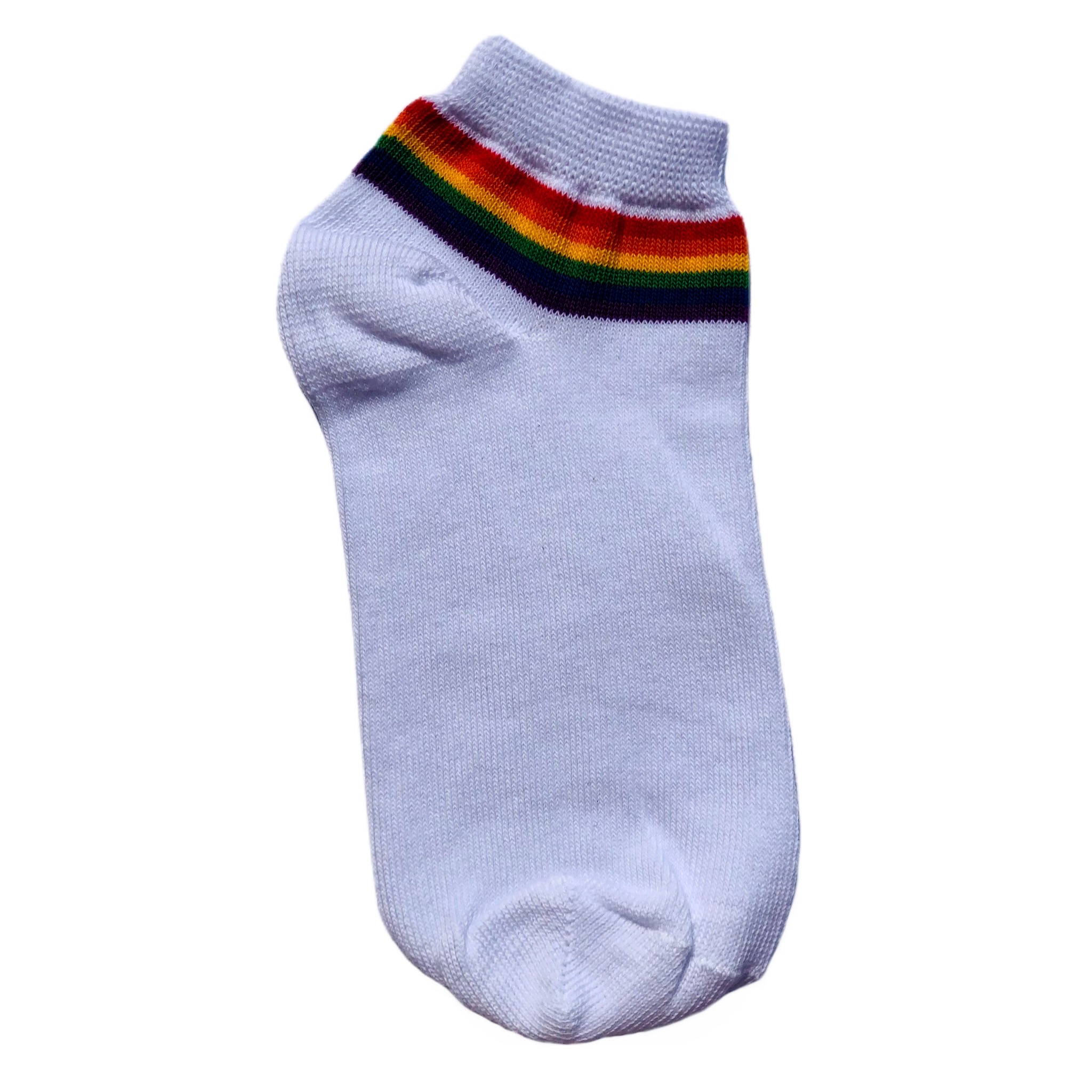 Soquetes Blancos Rayas LGBT