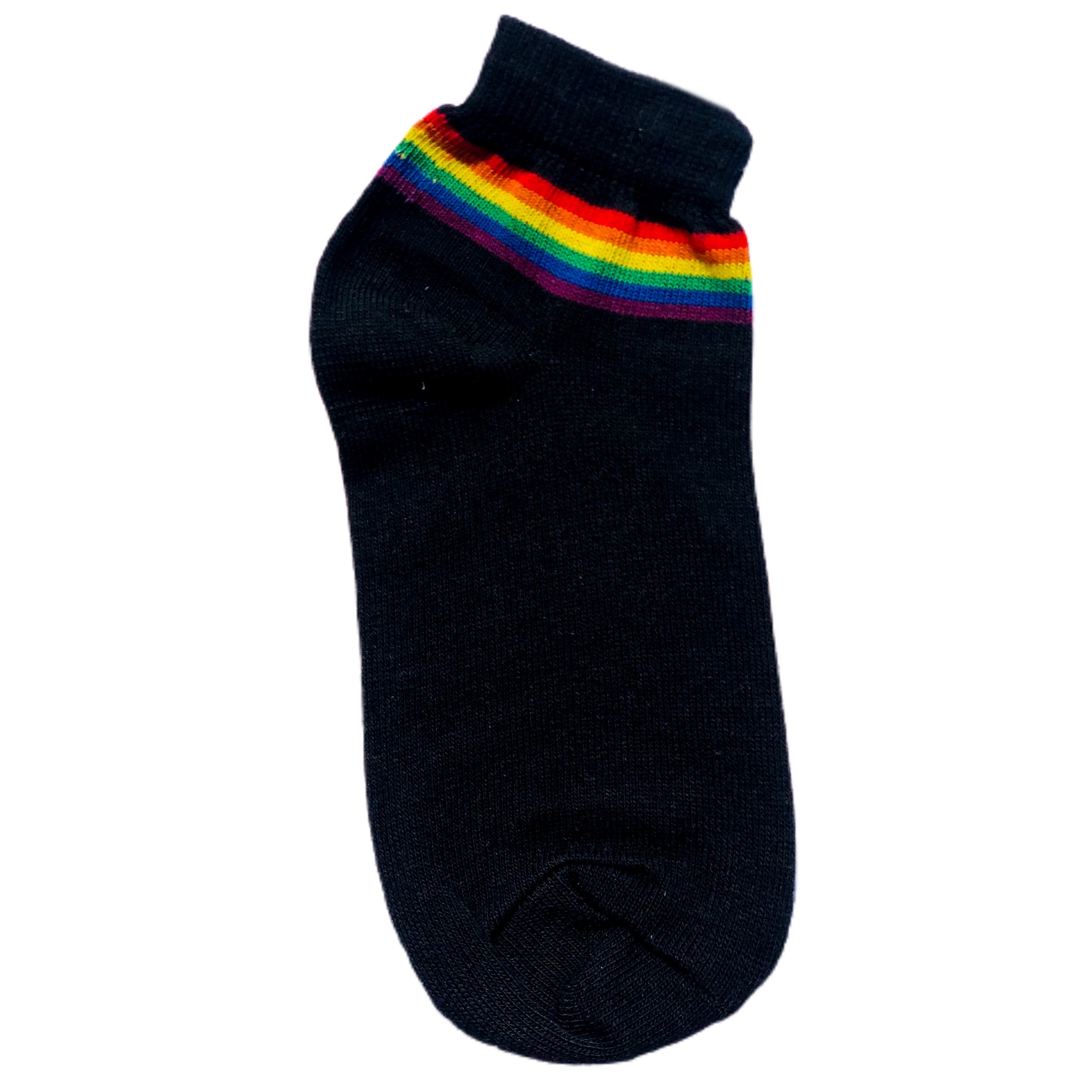 Soquetes Negros Rayas LGBT