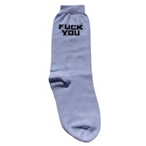 Medias "Fuck You" Blancas