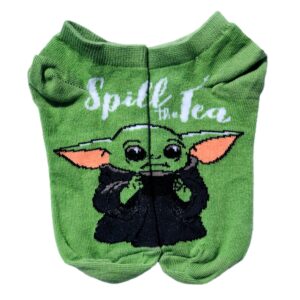 Soquetes Baby Yoda "Spill the tea"