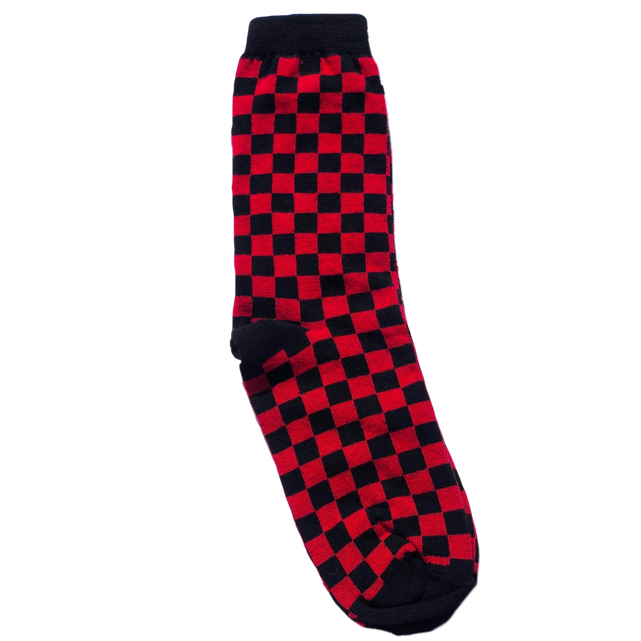 Medias Cuadriculadas Roja