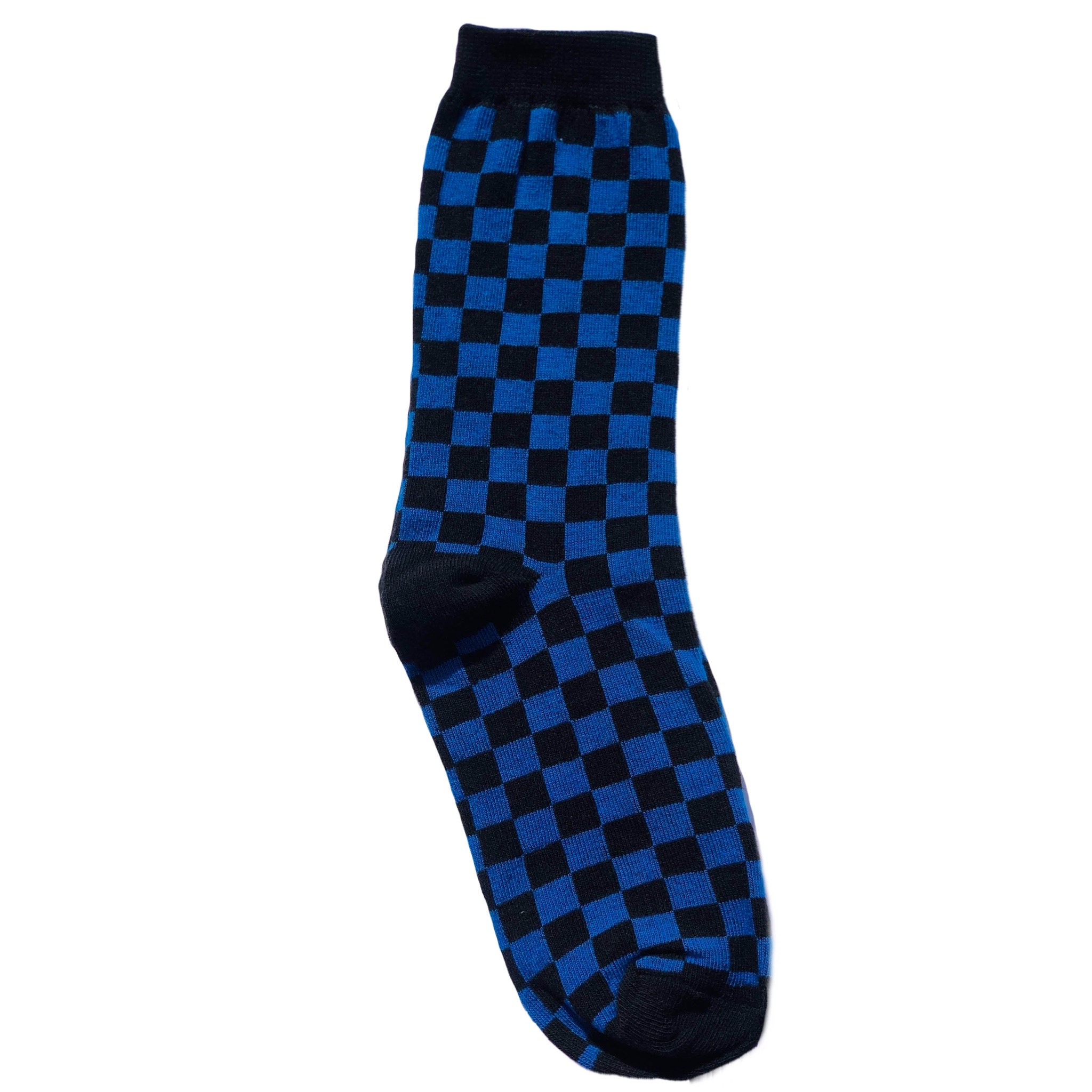 Medias Cuadriculadas Azul