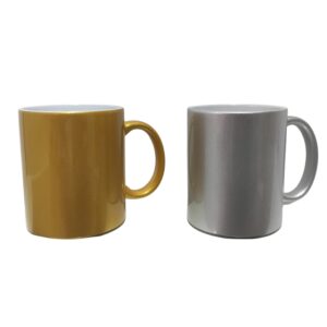 Taza de Porcelana Importada con Glitter