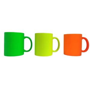 Tazas de Porcelana Fluorescente