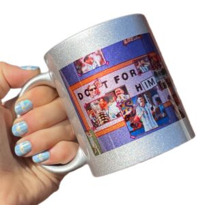 Taza Glitter "Do it for Messi"