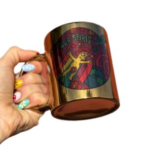 Taza de porcelana espejada Homero Junior