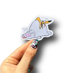 Sticker Dos Perros Tontos
