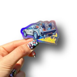 Sticker DeLorean (Volver al futuro)