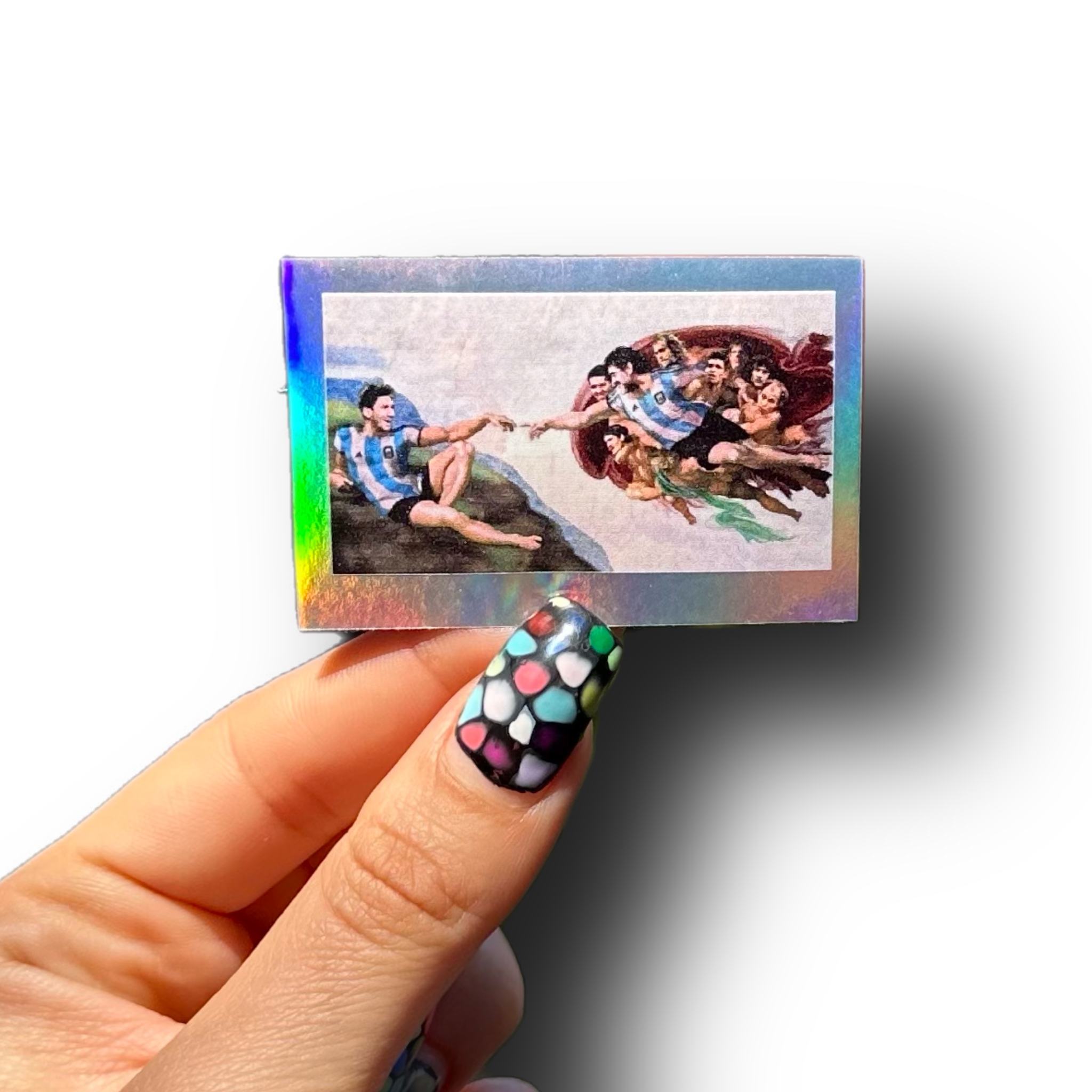 Sticker “La Creacion De Adan” By Messi & Diego