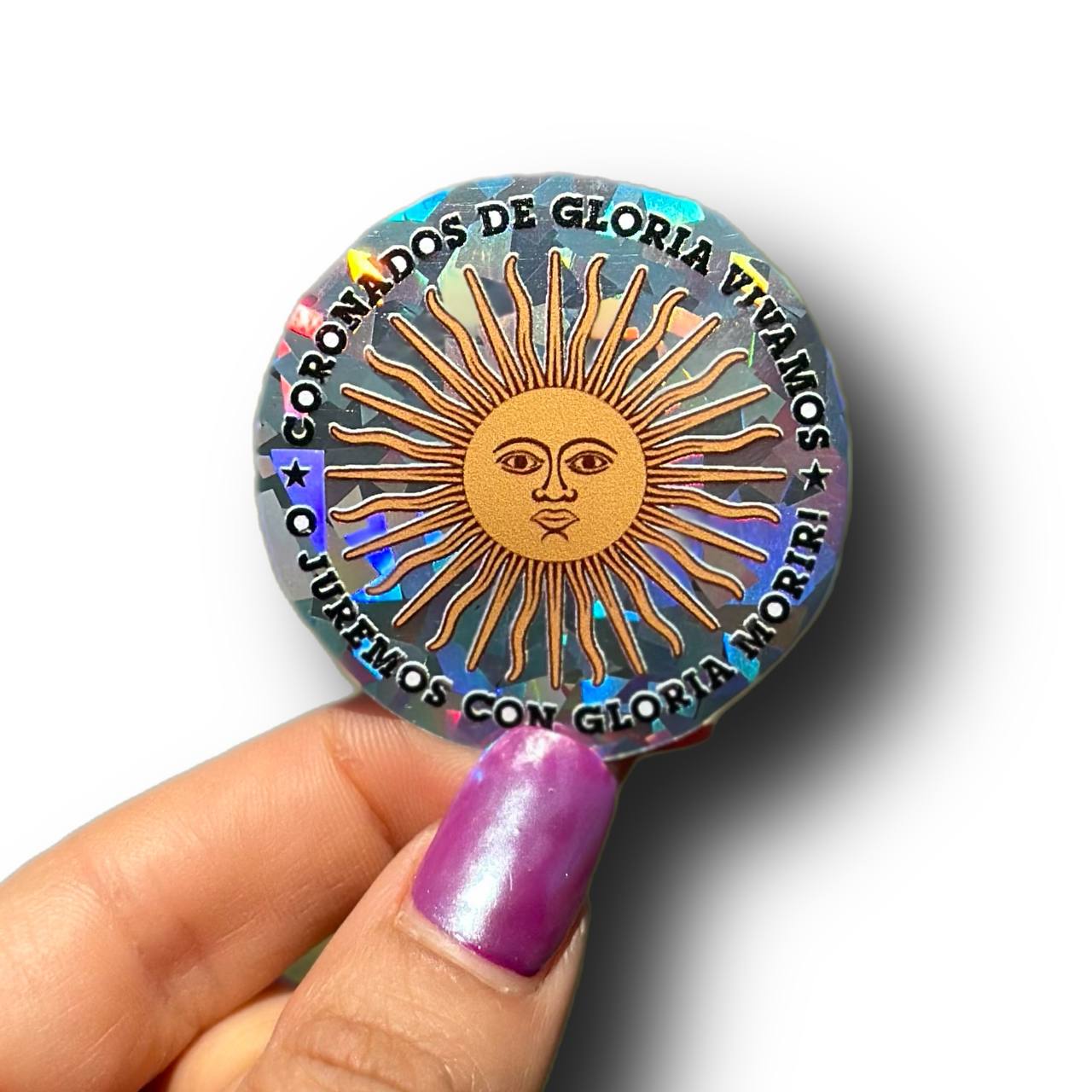 Sticker “Coronados De Gloria Vivamos”