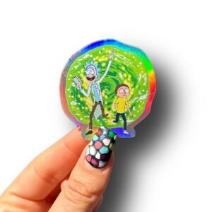 Sticker Rick and Morty