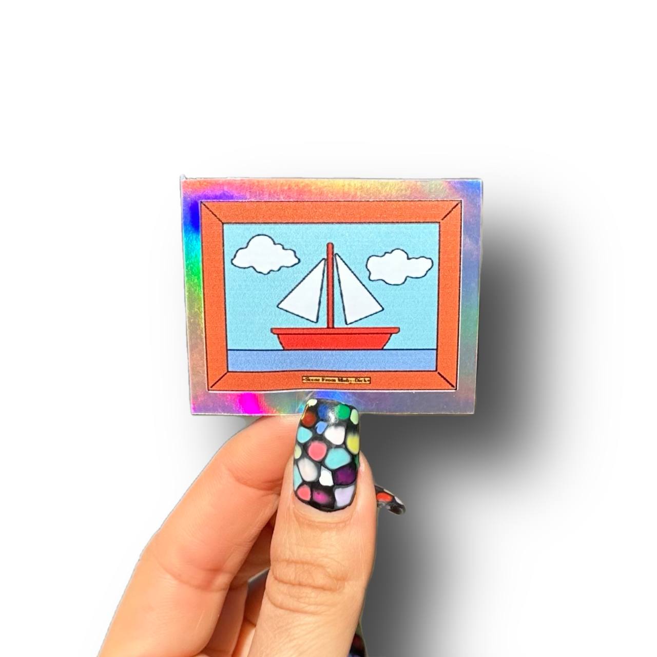 Sticker Cuadro Simpsons