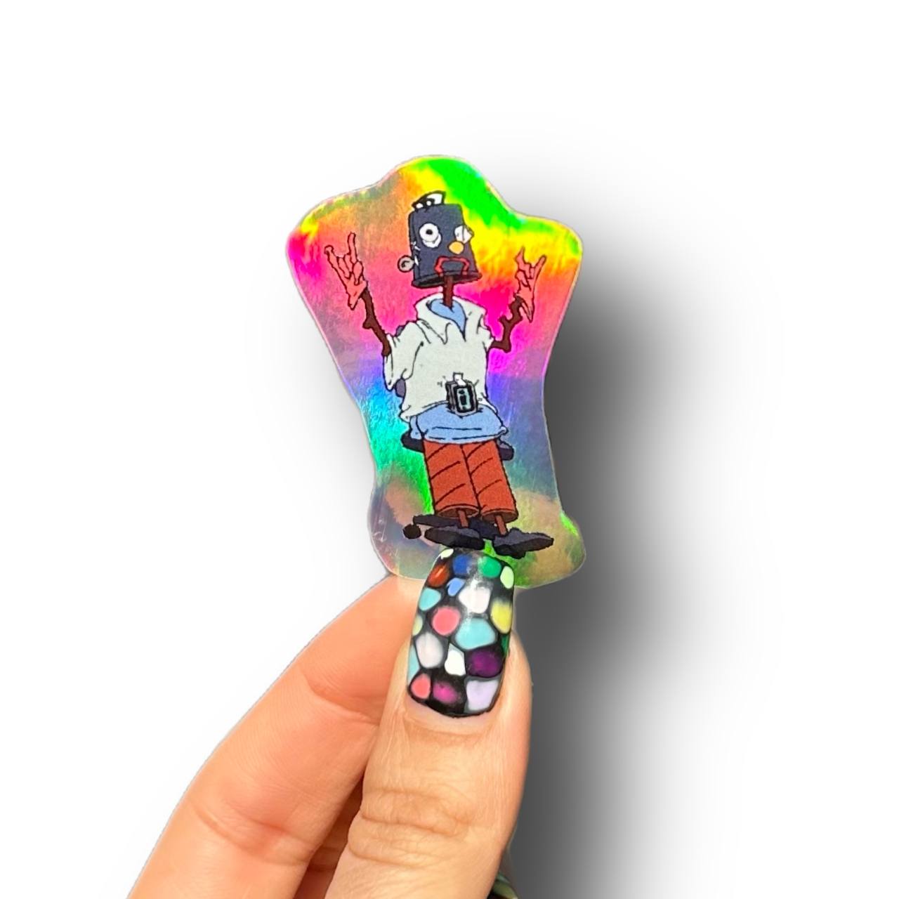 Sticker Trabajo Muy Duro