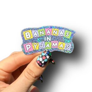 Sticker Bananas en Pijamas
