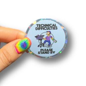 Sticker Simpsons "Technical Difficulties"