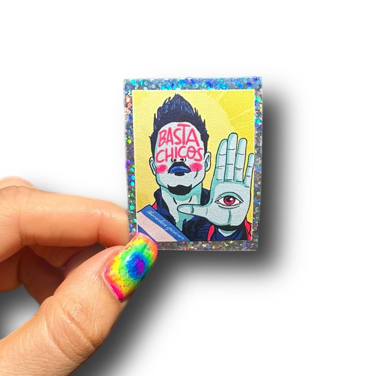 Sticker Fort “Basta Chicos”