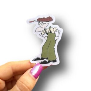 Sticker Justo (Coraje el perro cobarde)