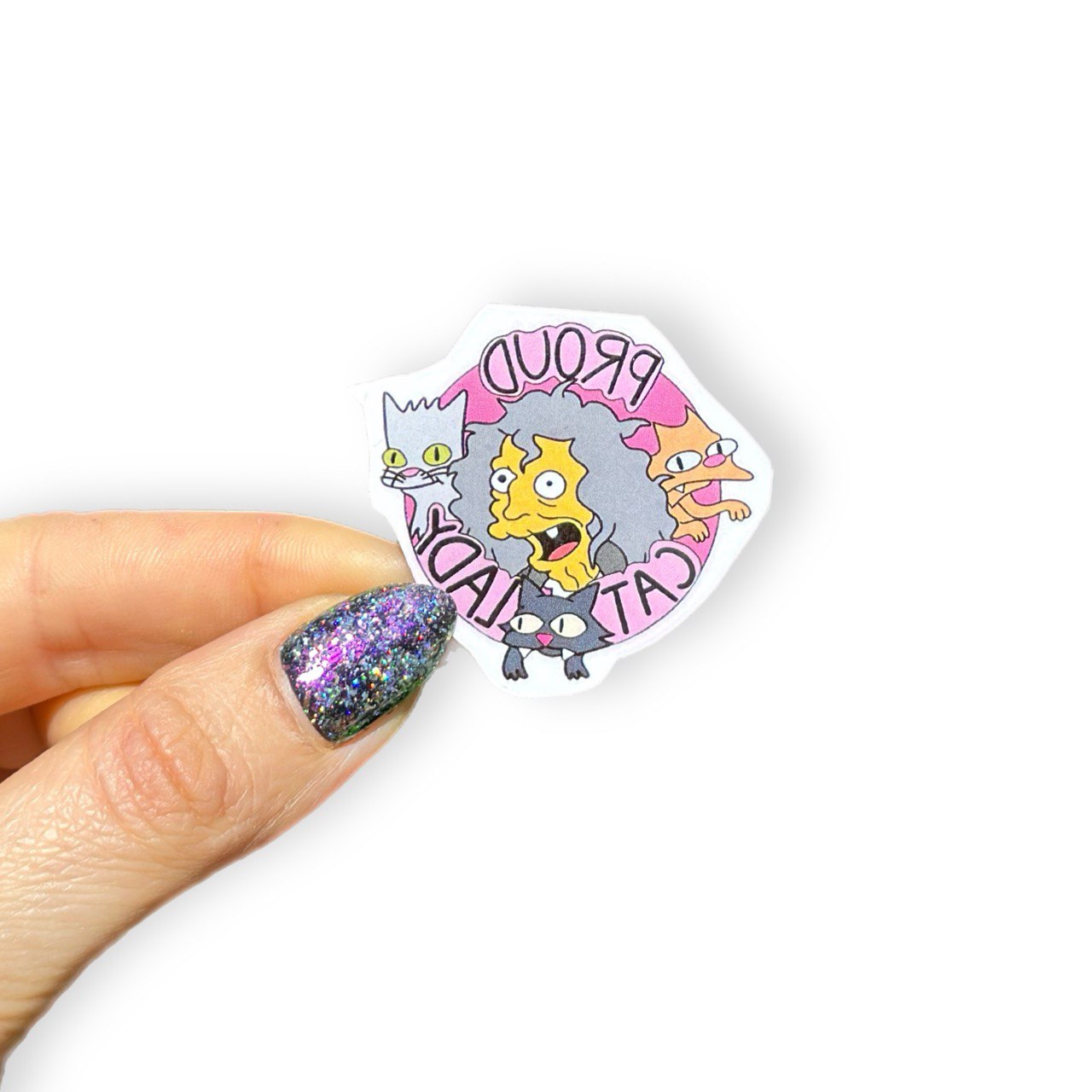 Tatuaje Temporal Proud Cat Lady