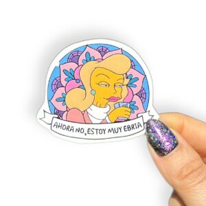 Tatuaje temporal "Ahora no, estoy muy ebria"