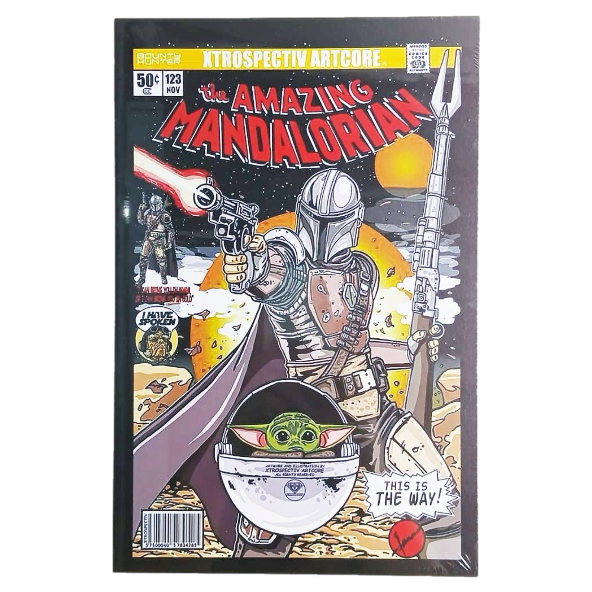 Cuadro Mandalorian 20×30cm