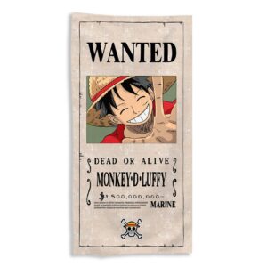Toallon Luffy Wanted (One Piece)