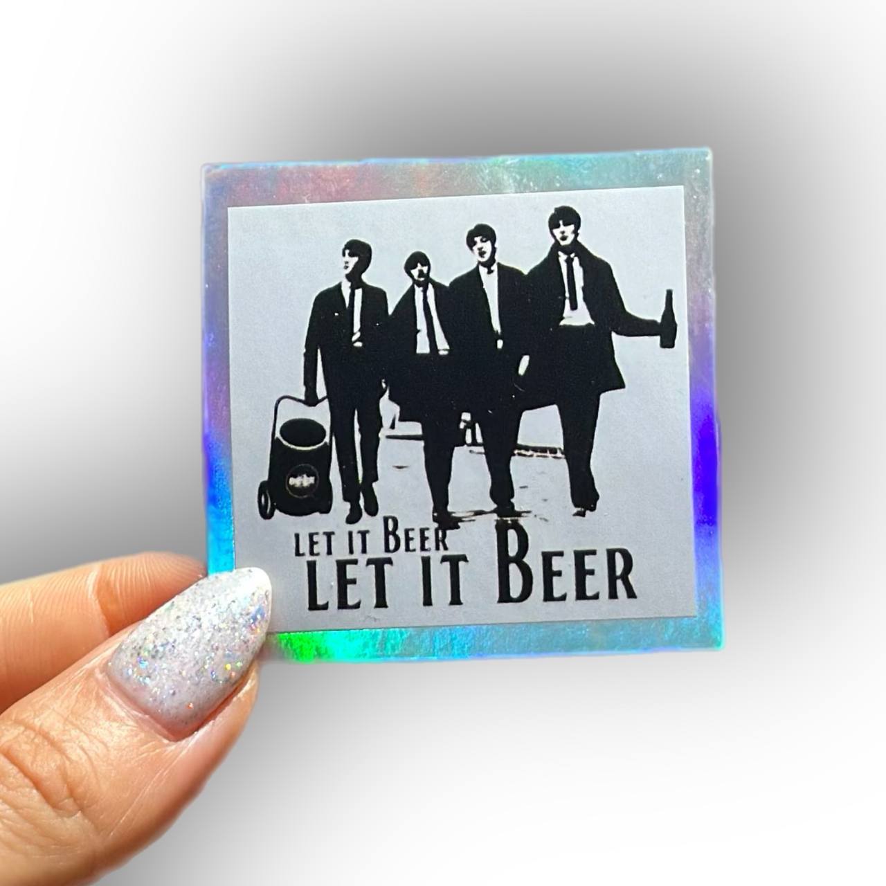 Sticker Let It Beer (The Beatles)