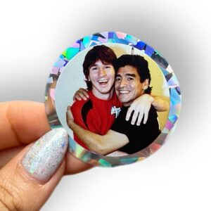 Sticker Messi & Maradona