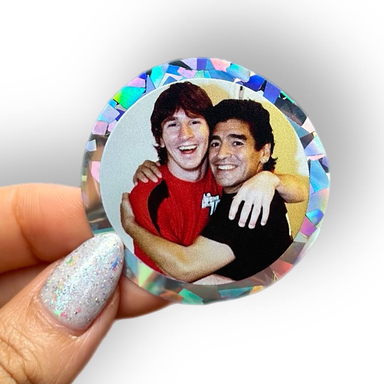 Sticker Messi & Maradona