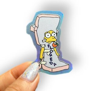 Sticker Lisa Disfraz Florida (Simpsons)