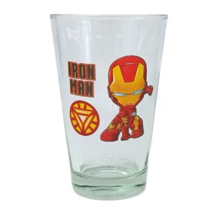 Vaso Vidrio Iron Man