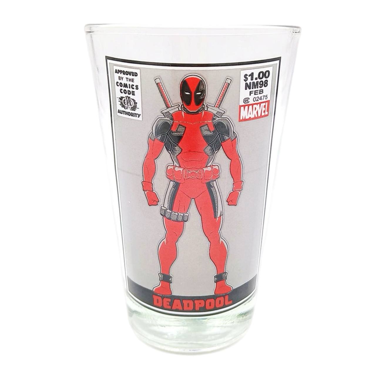 Vaso Vidrio Deadpool