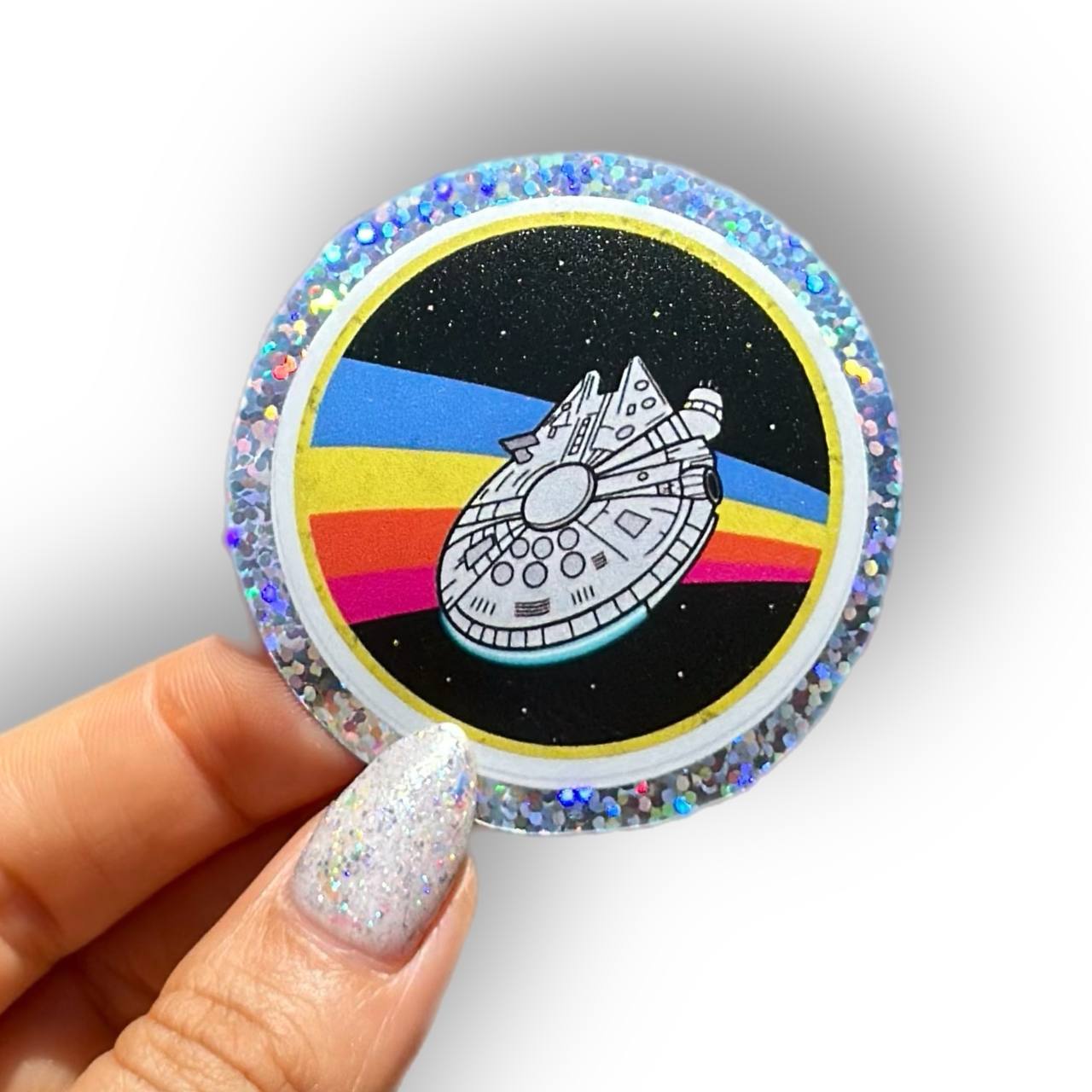 Sticker Halcón Milenario & Pink Floyd