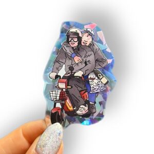Sticker Tonto y re Tonto Motito
