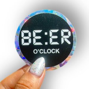 Sticker Beer O'Clock