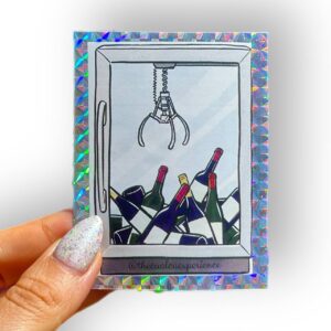 Sticker Maquina de Vinitos
