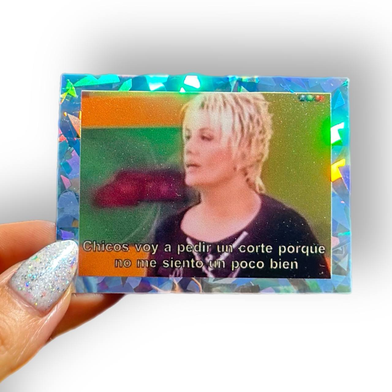 Sticker Carmen Barbieri “No Me Siento Un Poco Bien”