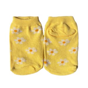 Soquetes Kids Margaritas Amarilla