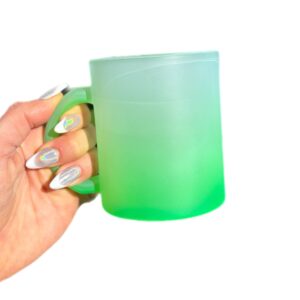 Taza Esmerilada Verde