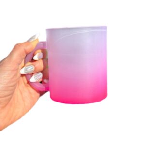 Taza Esmerilada Rosa