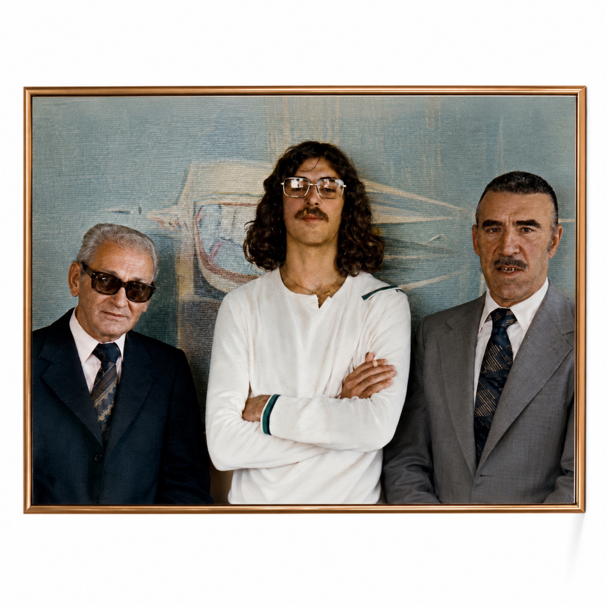 Portarretrato 15×20 Simple Faz – Pugliese, Charly & Edelmiro