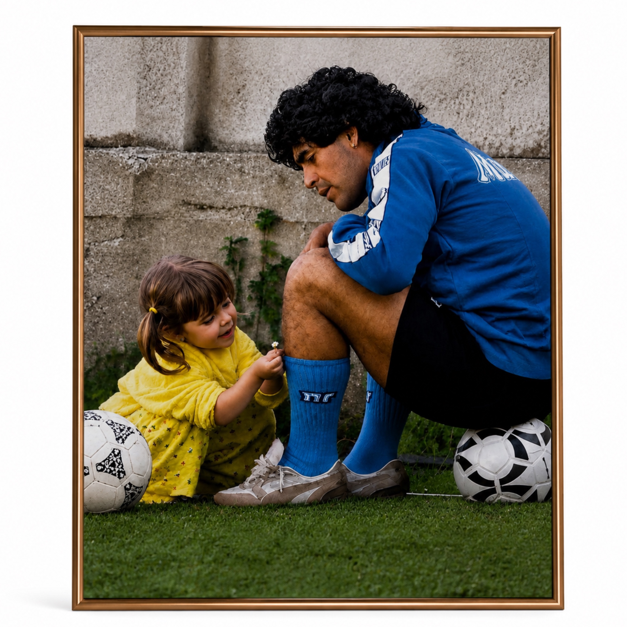 Portarretrato 15×20 Simple Faz – Maradona & Dalma