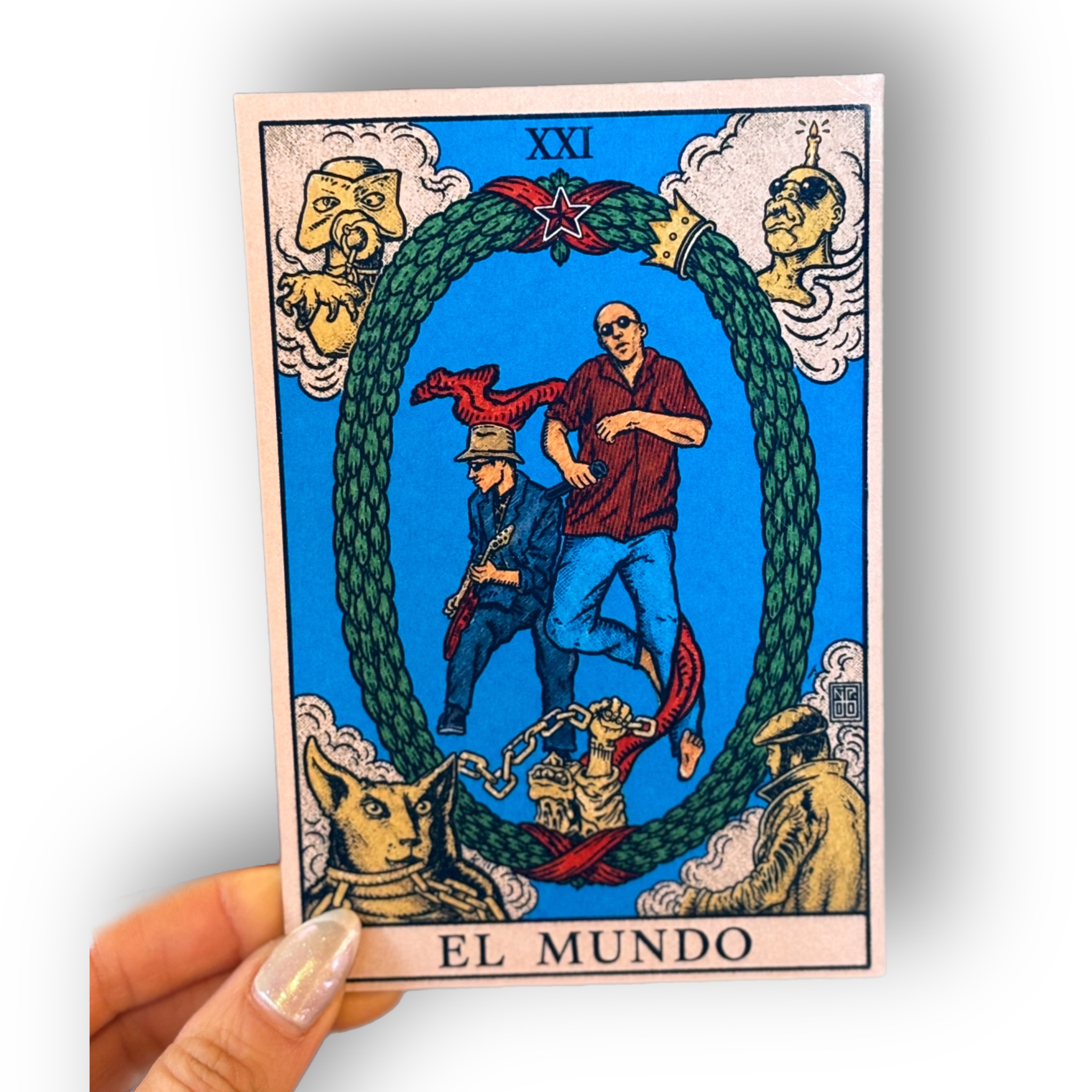 Placa Aluminio 10x15cm – Redondos Carta Tarot