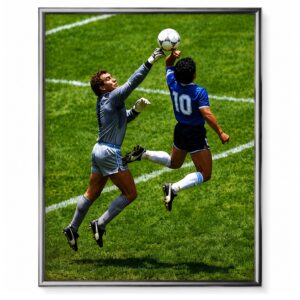 Cuadro 15x20 - Maradona "La Mano de Dios"