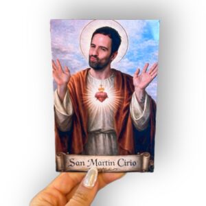 Placa Aluminio 10x15cm - San Martin Cirio